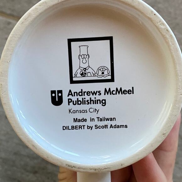 Dilbert "Let Me Drop Everything..." Coffee Mug PERFECT CONDITION - Picture 6 of 6